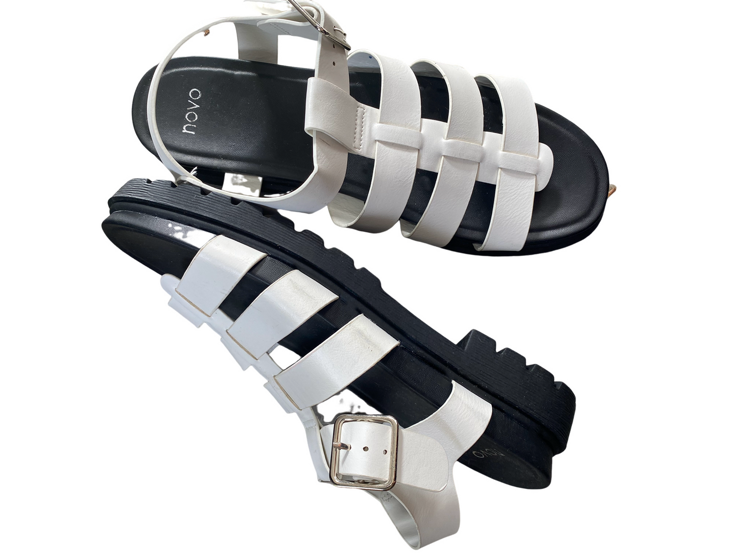 Therapy white sandals | size 10