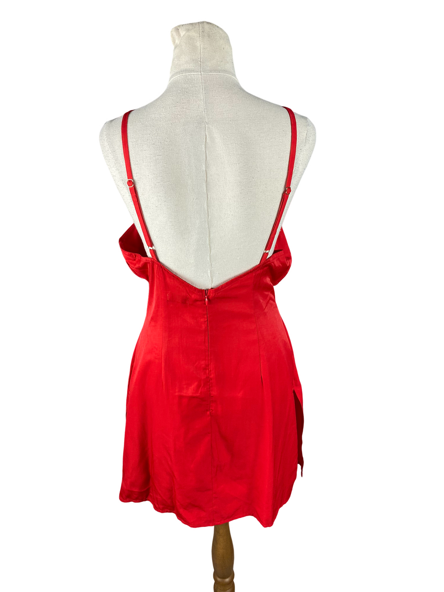 Beginning Boutique red cut-out dress | size 10