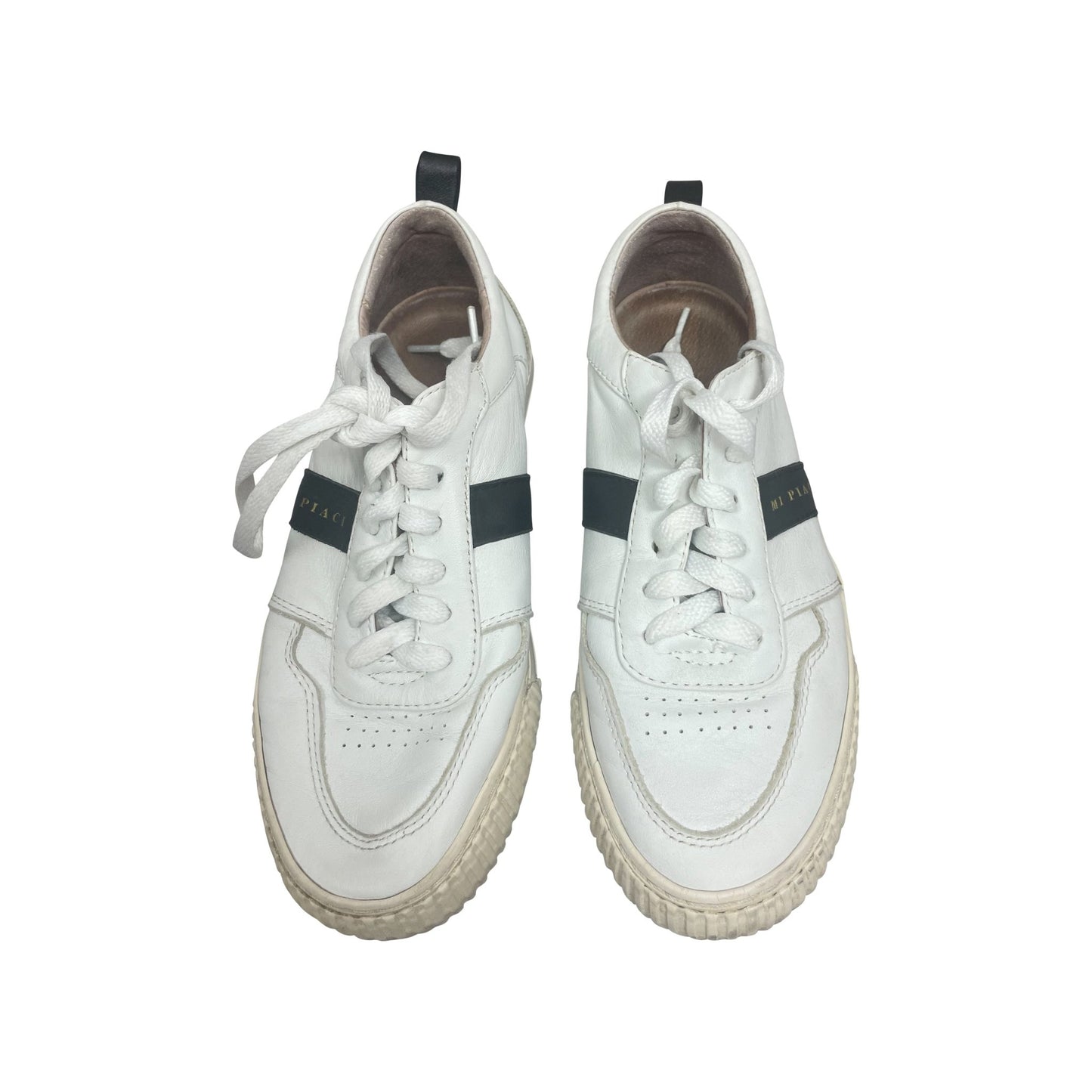 Mi Piaci white trainers | size 6.5 or EU 37