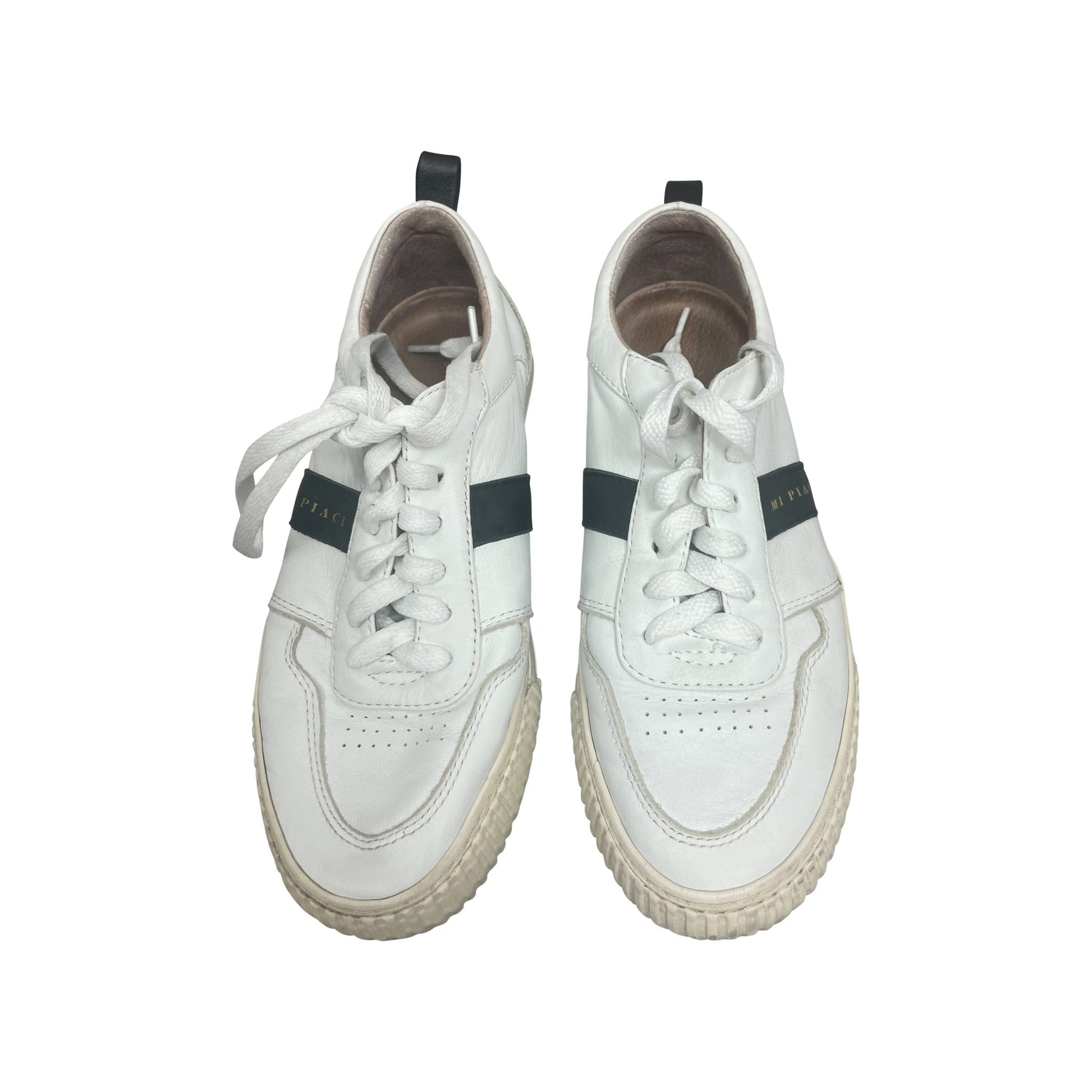 Mi Piaci white trainers | size 6.5 or EU 37