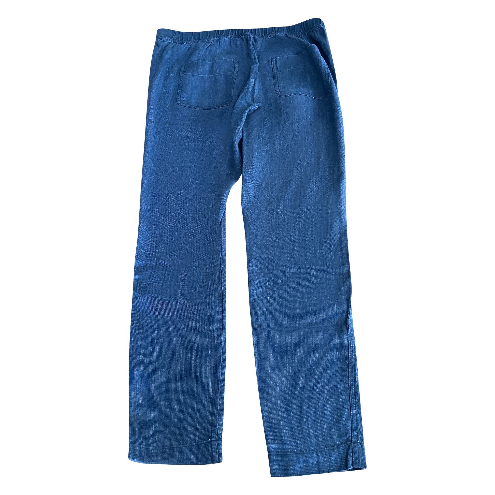 Trenery blue denim look trousers | size 8