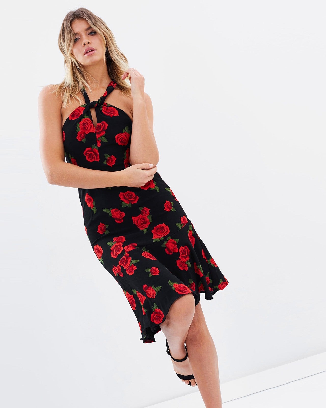 BNWT - Atmos&Here Rosie Twist front midi dress | size 14