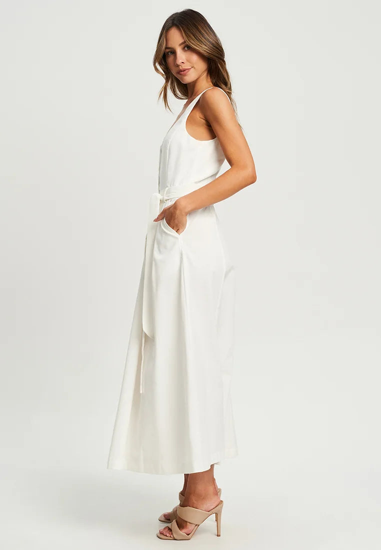 BNWT - Willa Mimie Midi dress in white | size 12