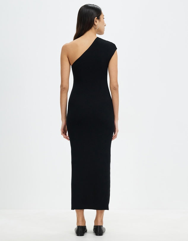 BNWT - Assembly Label Elodie One Shoulder Rib Midi Dress | size 8