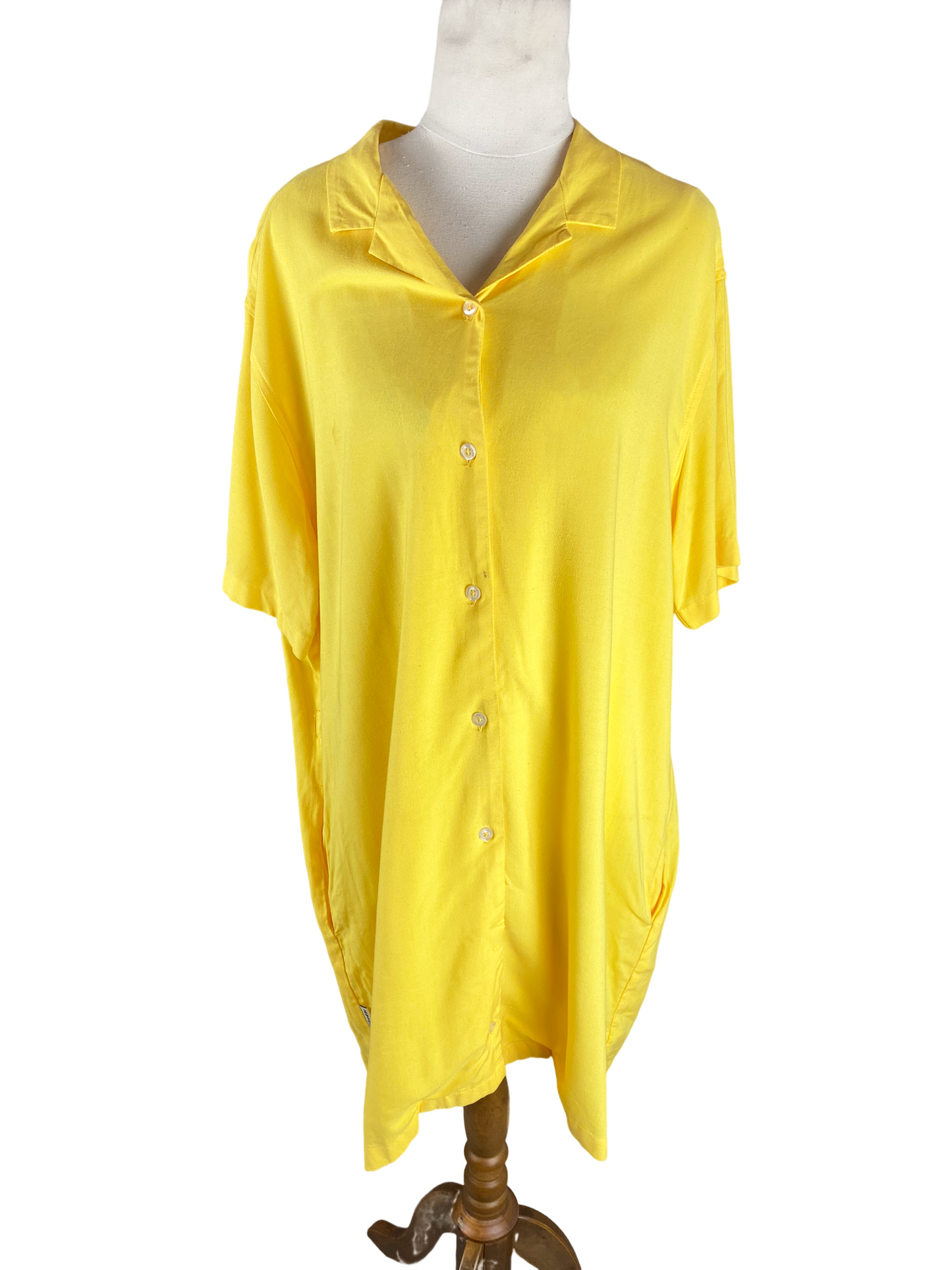Huffer yellow shirt dress | size 10