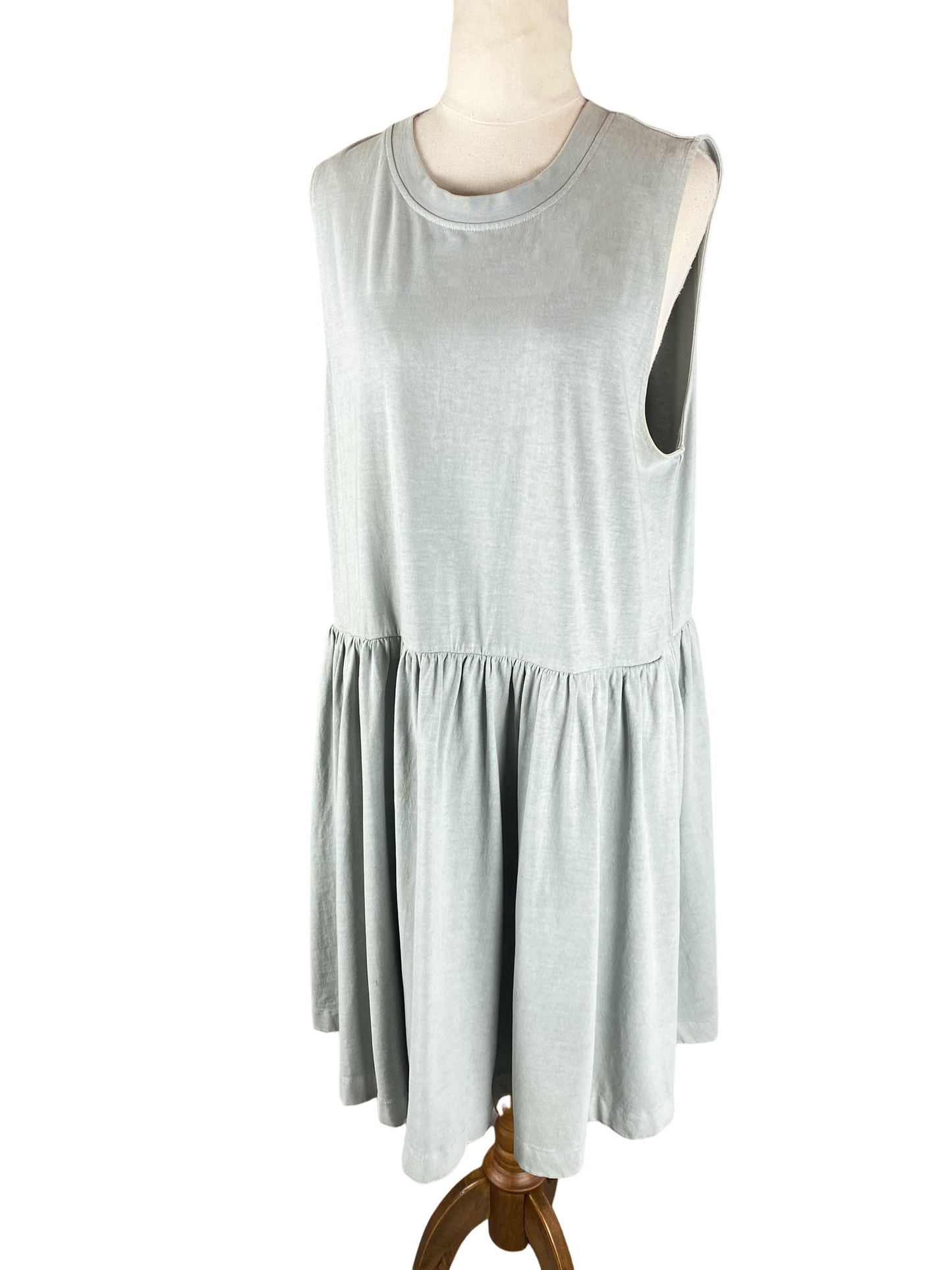 Huffer sleeveless cotton smock dress | size 12