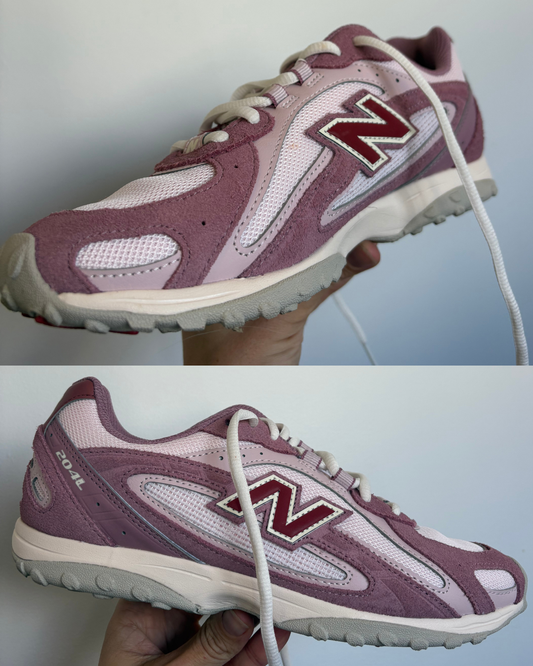 New Balance 204L sneakers in Rosewood and Pink Salt | size 8 or EU 39.5 RRP $200