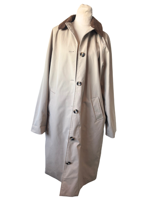 Oversized Trench Coat with checkered lining | size 10