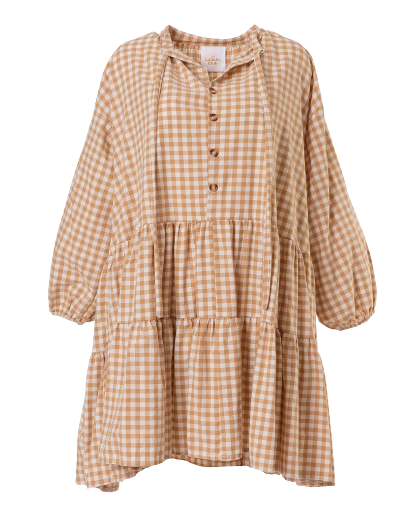 The Lullaby Club gingham dress | size 6 to 8