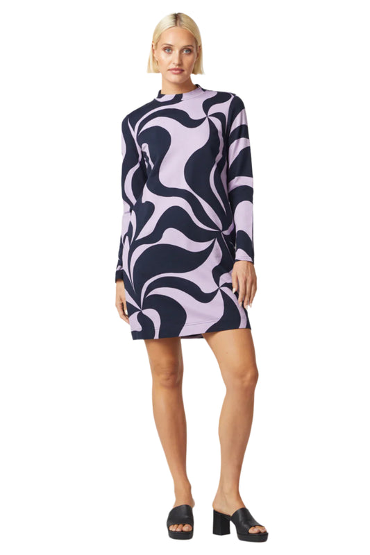 Gorman purple pattern dress | size 8