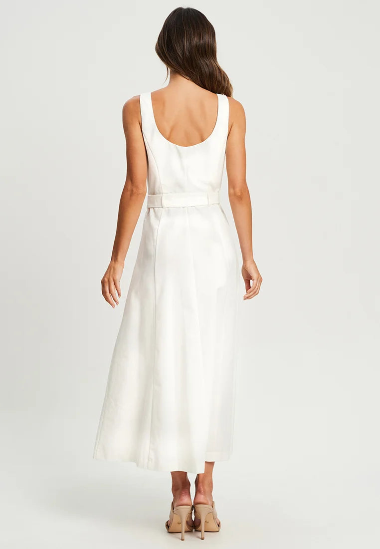 BNWT - Willa Mimie Midi dress in white | size 12