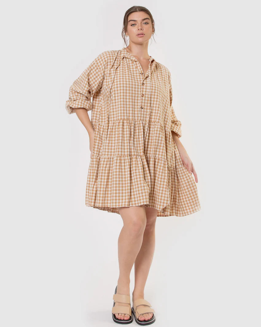 The Lullaby Club gingham dress | size 6 to 8