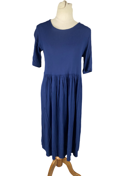 Wilson Troupe navy midi dress | size 10