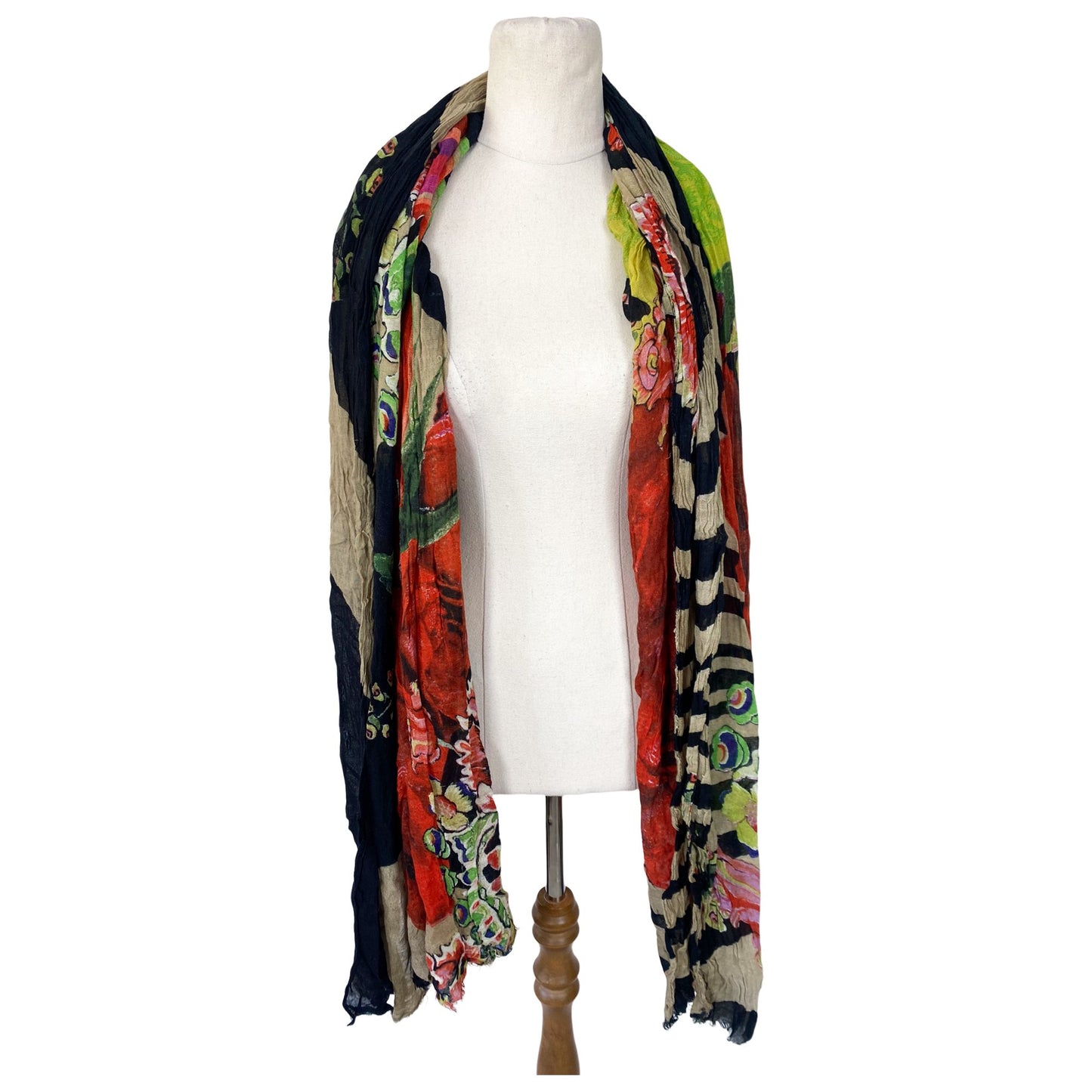 Floral pattern scarf