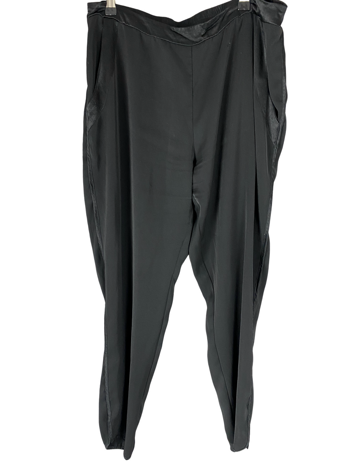 Story full length black pull-on pants | size 14