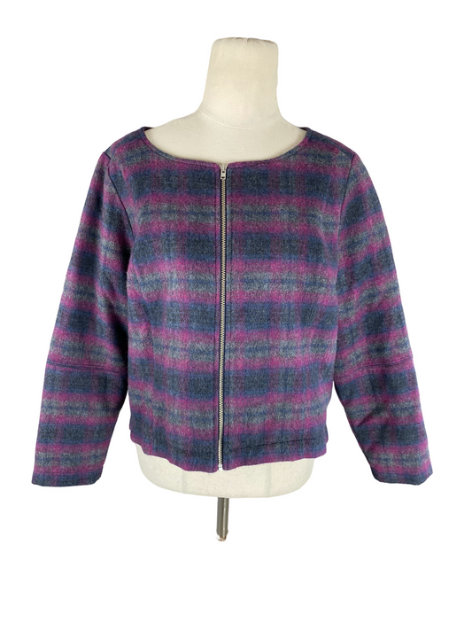 Wild South wool-blend zip jacket | size 10
