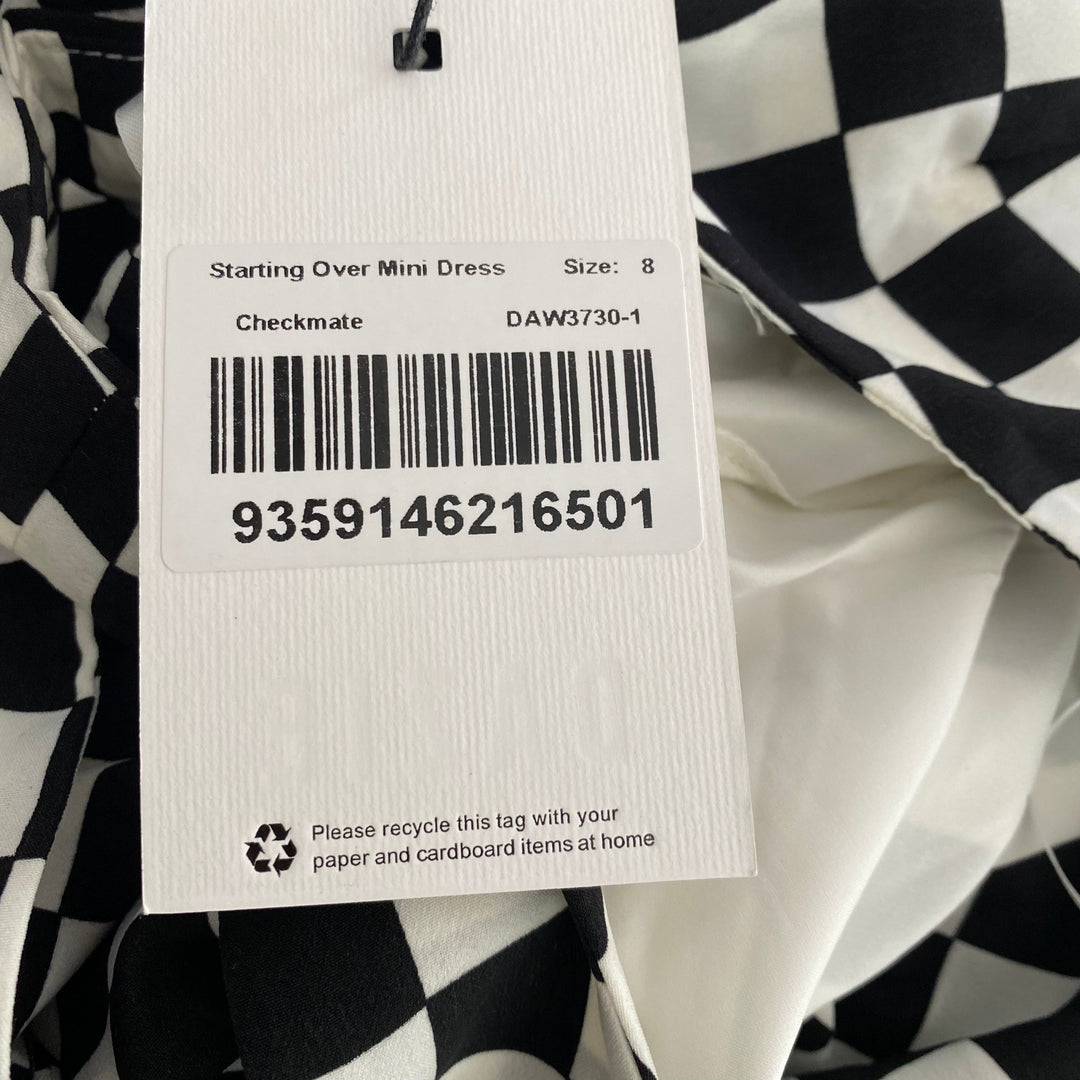 NEW - Dazie checkered mini dress | size 8