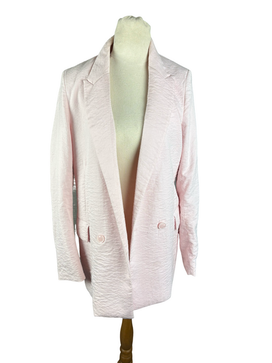 H&M pink blazer | size 8-10