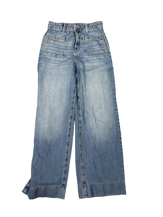 No brand wide high rise jeans | size 8