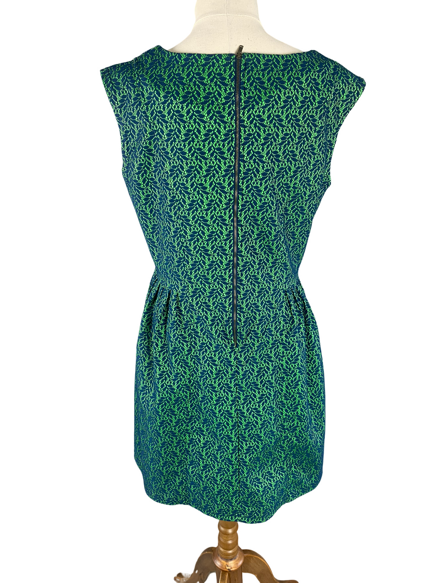 Caroline Morgan green sleeveless dress | size 14
