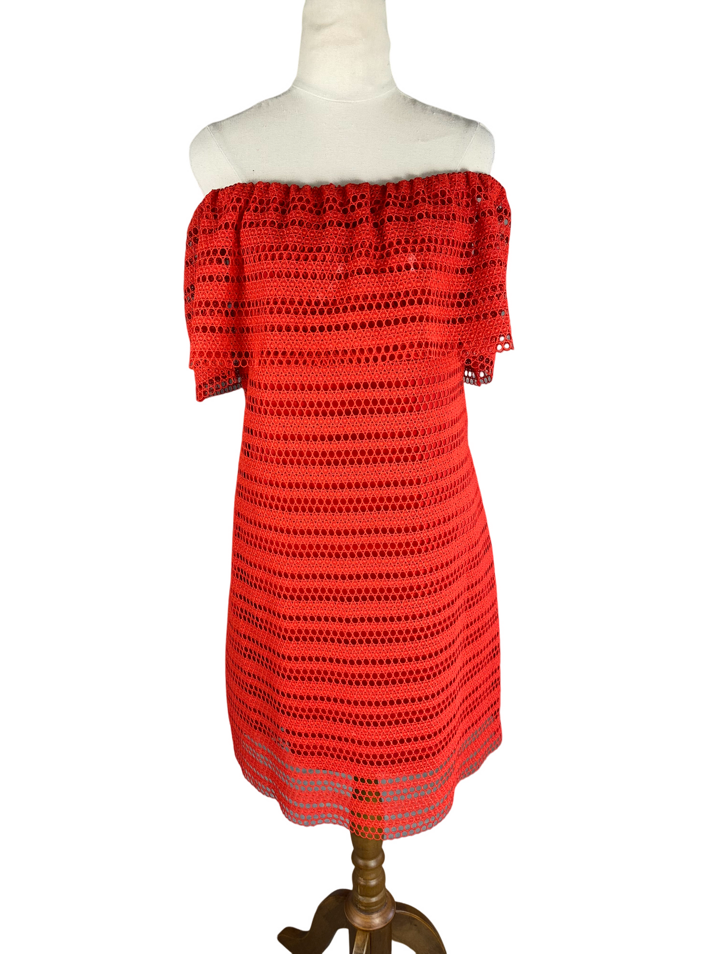 Witchery off-the-shoulder red dress | size 10