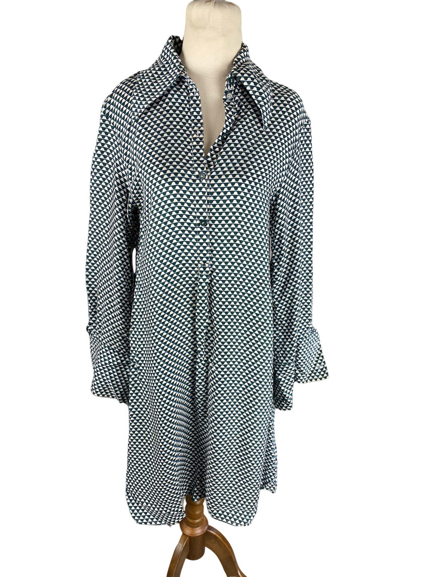 COS pattern midi dress | size 10