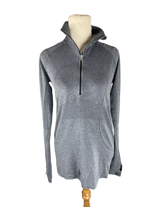 Lululemon grey 3/4 zip pullover | size 10