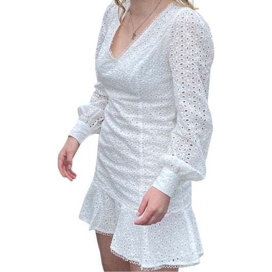 New with label Atmos & Here white broderie dress | size 14