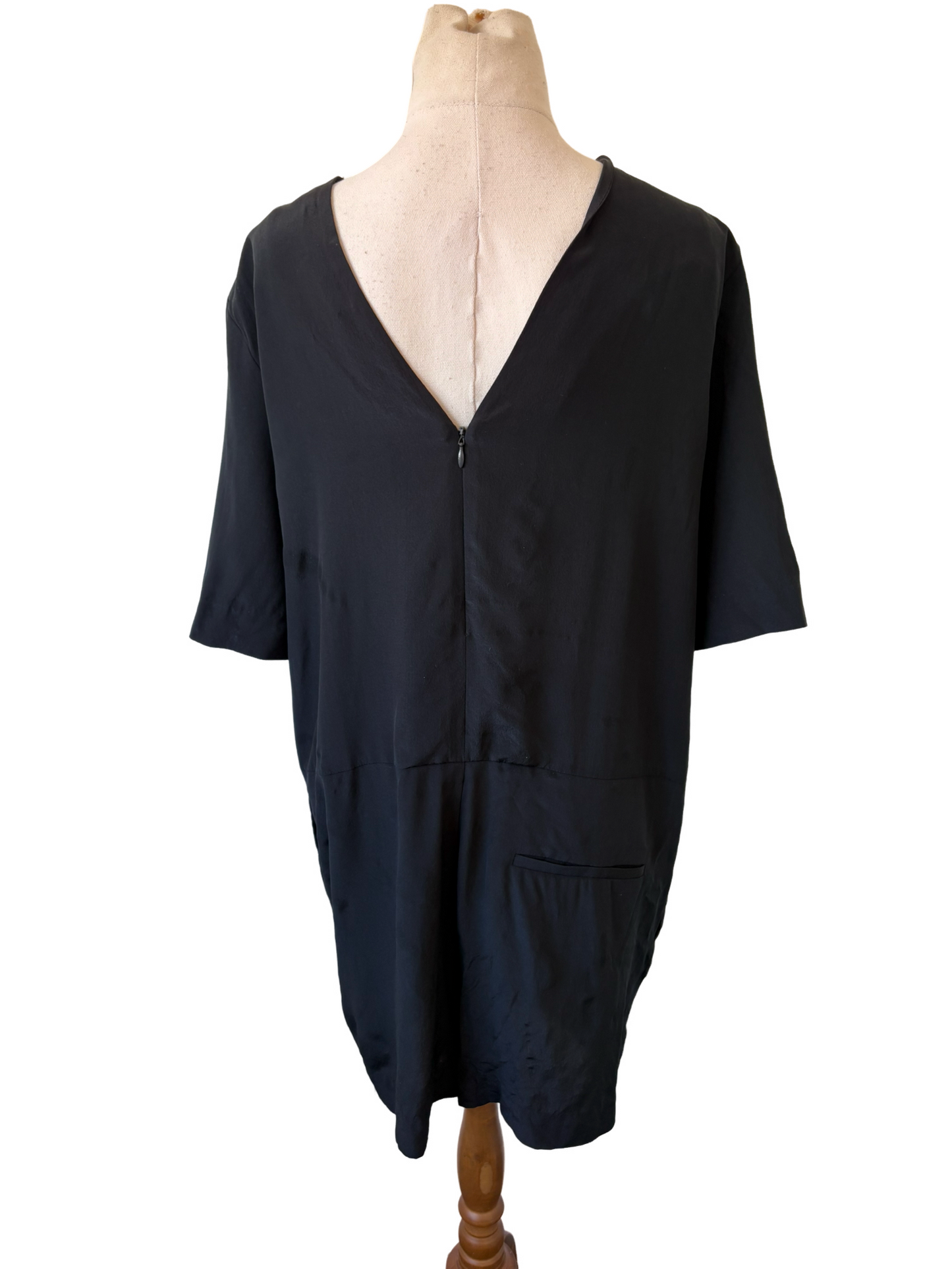 COS 100% silk playsuit | size 8
