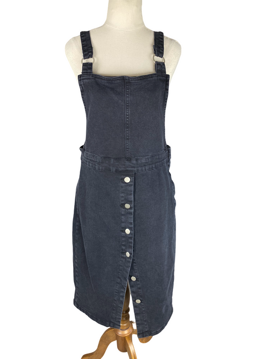 Mirrou black denim dress | size 10