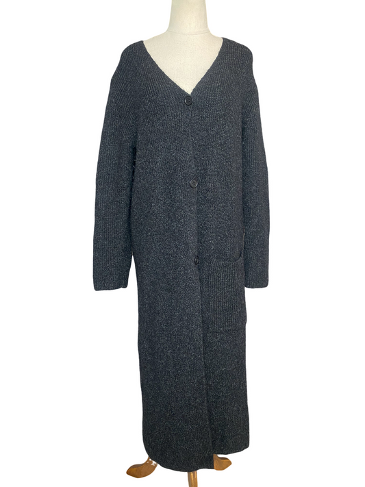 COS maxi alpaca + wool cardigan | size 8