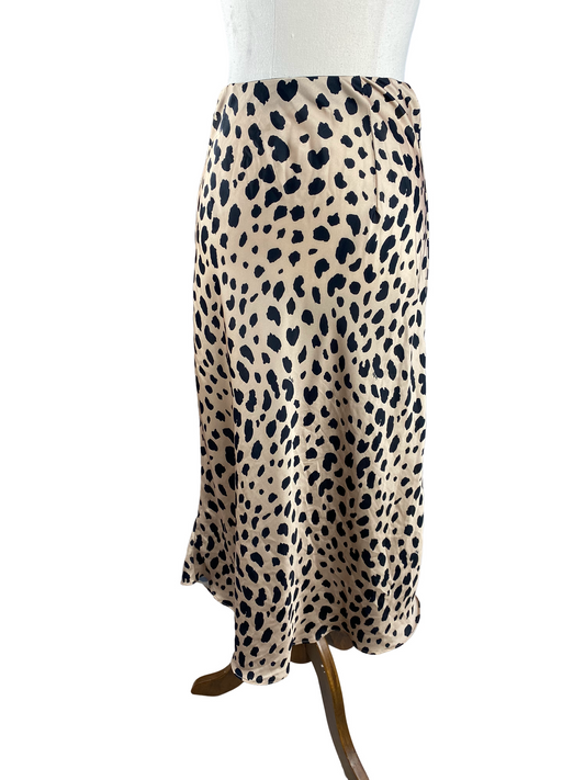 Cheetah midi skirt | size 8