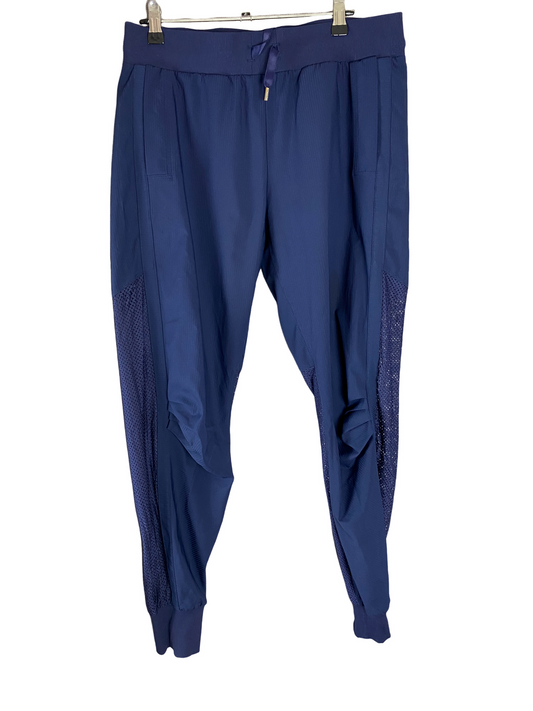 Lorna Jane full length navy track pants | size 10