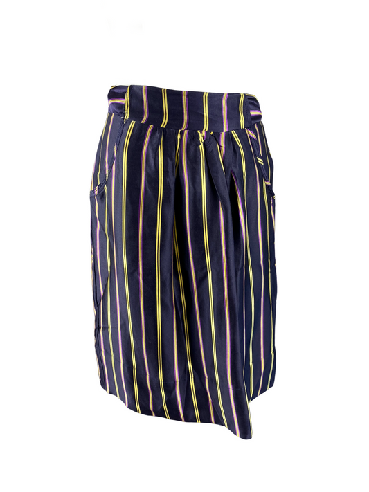 Kingan Jones silk stripe skirt | size 8