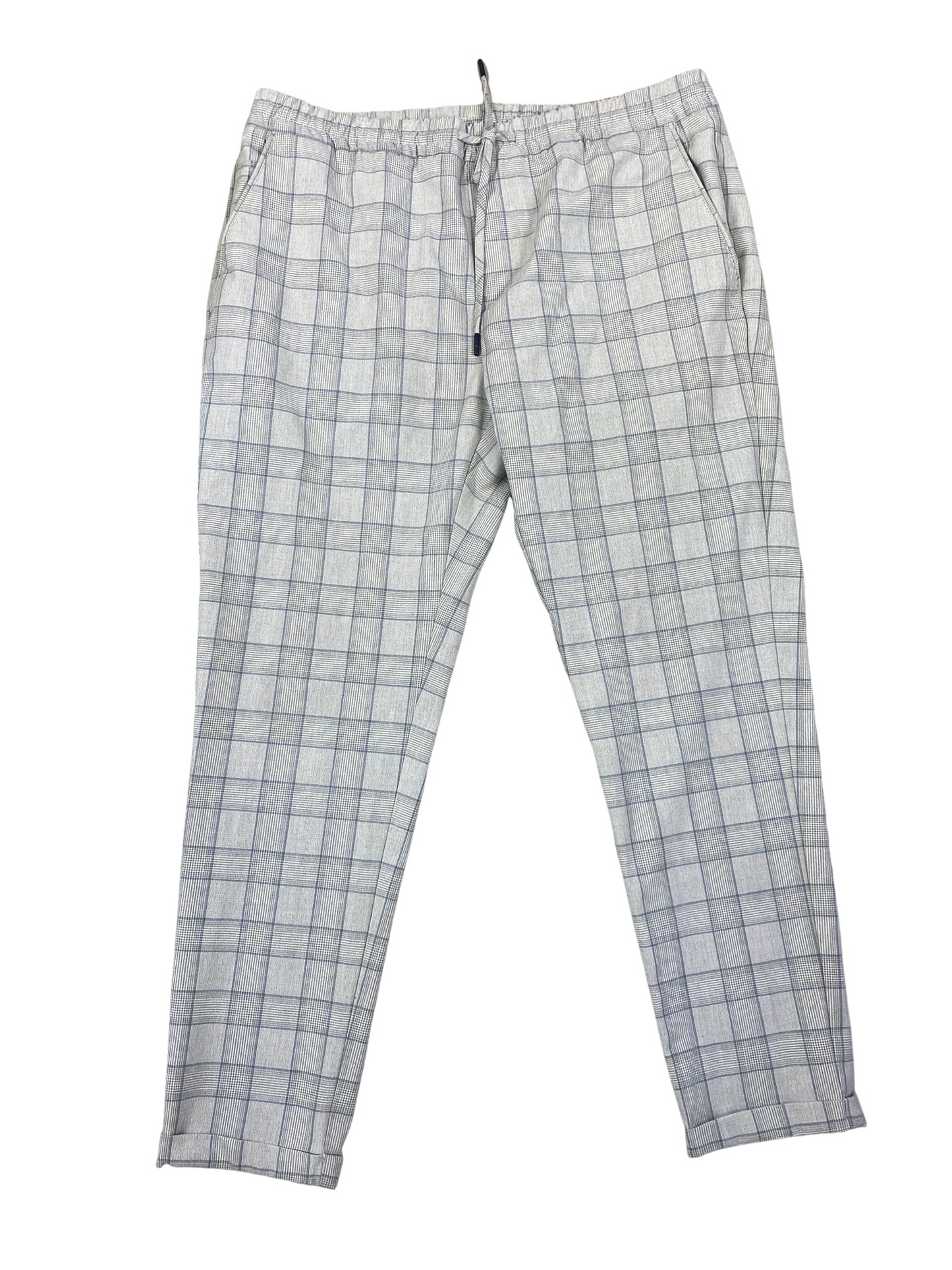 Zara full-length plaid pants | size extra large