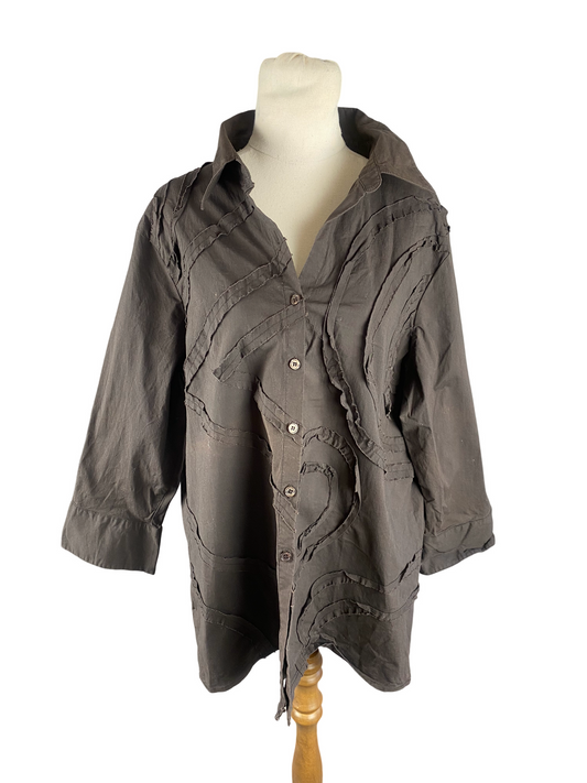 TS brown shirt | size 18