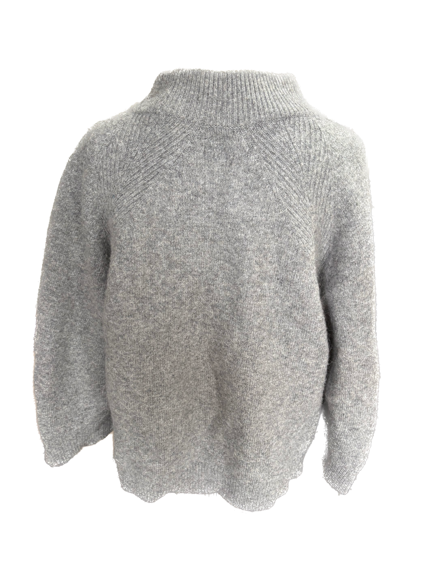 Country Road 3/4 sleeve wool grey jumper | size 10