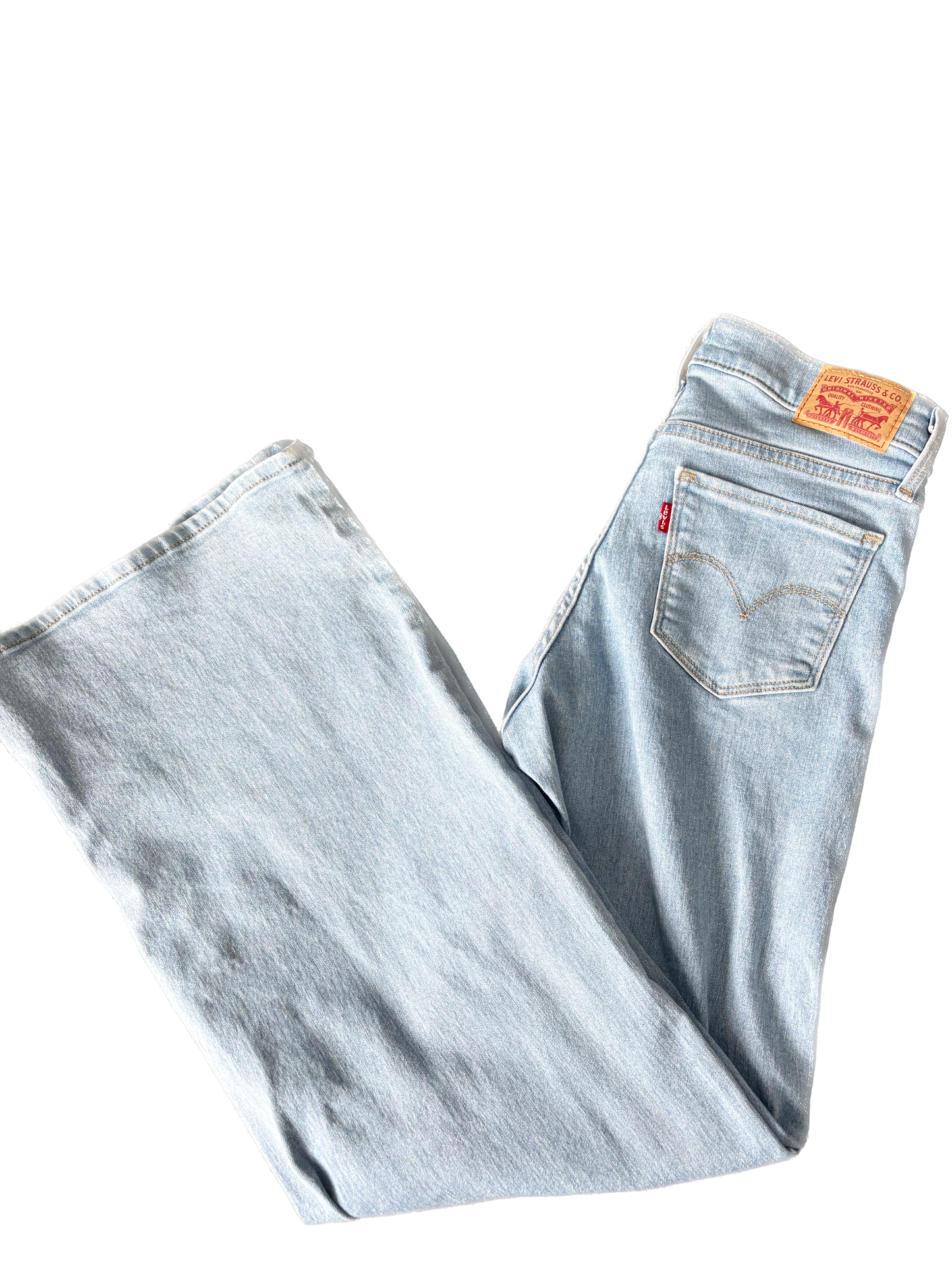 Levi 318 shaping wide leg jeans | size 25