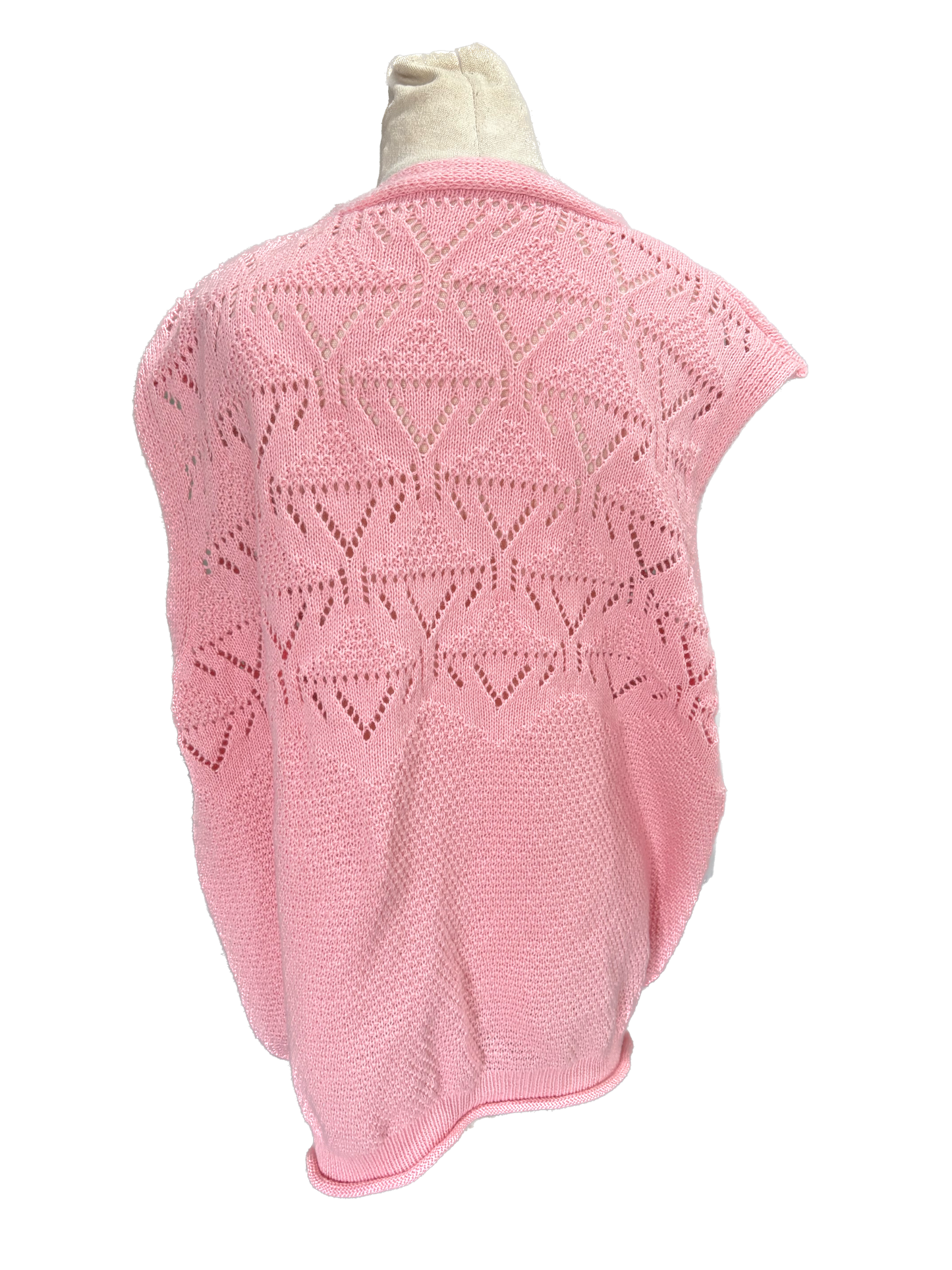 Pink cotton vest | size 16