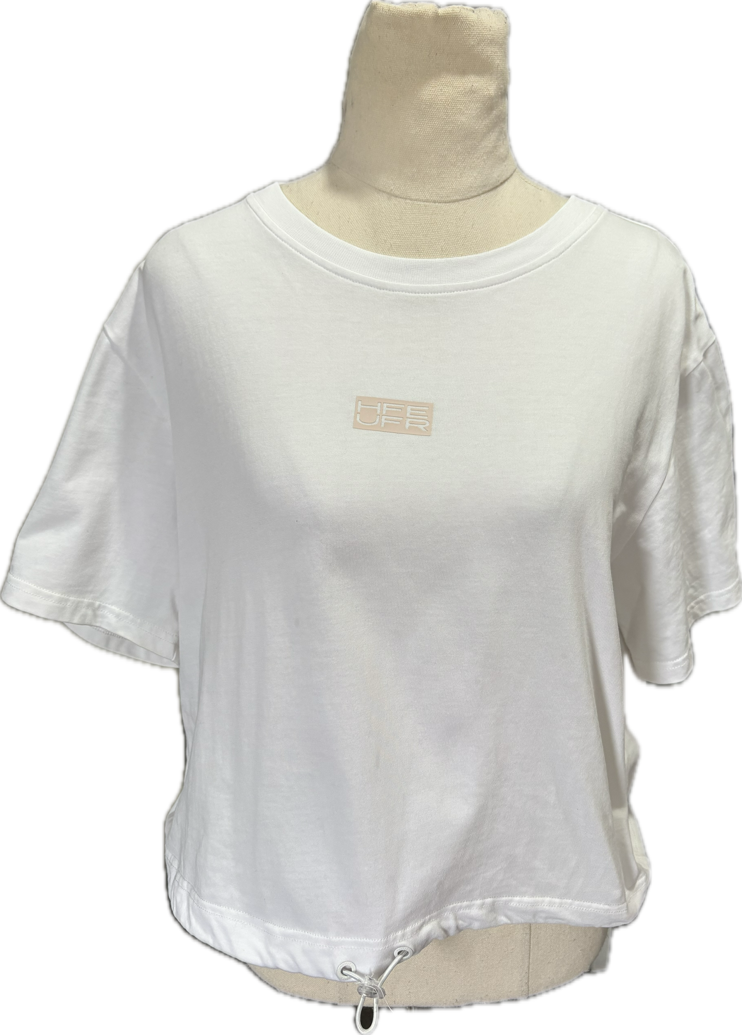 Huffer white tee | size 8