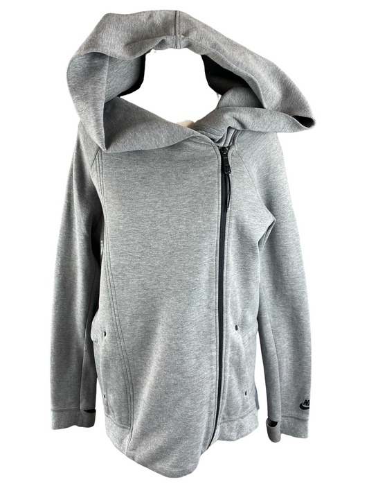 Nike grey zip jacket (as new) | size small 8-10