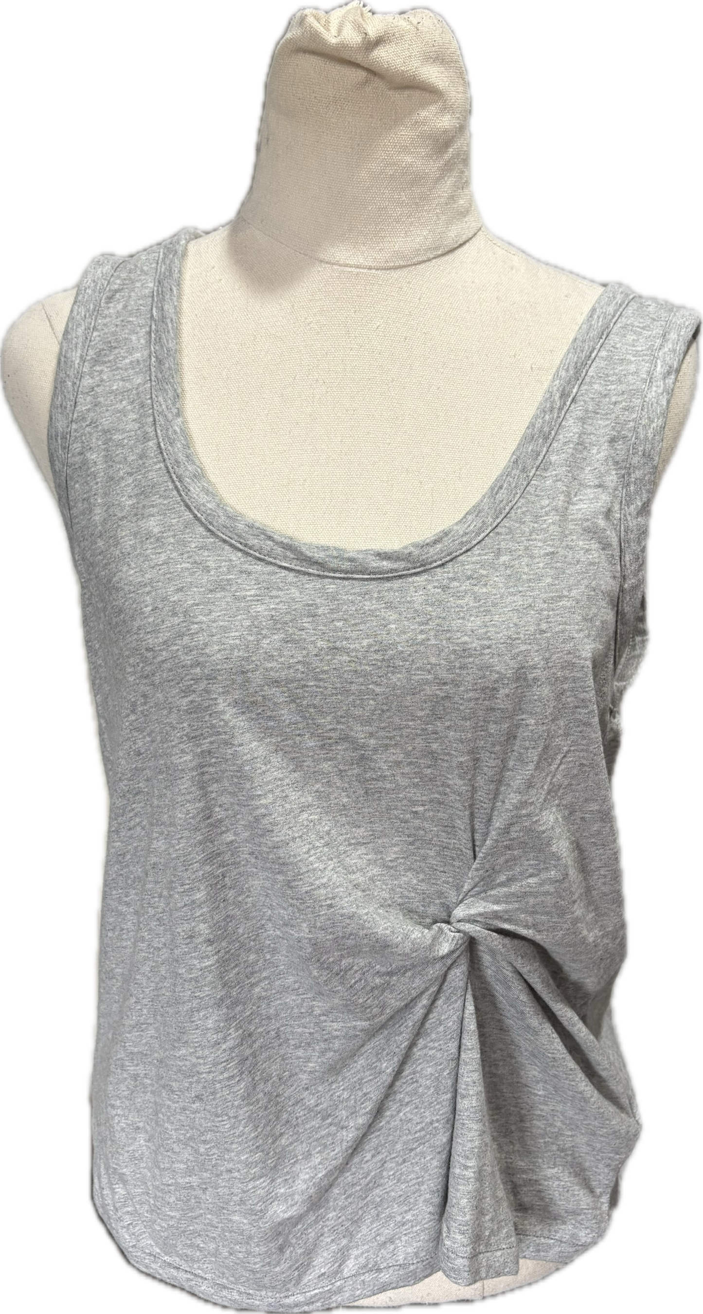 Marle grey sleeveless cotton top | size 6