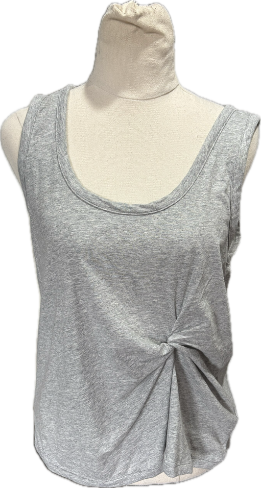 Marle grey sleeveless cotton top | size 6