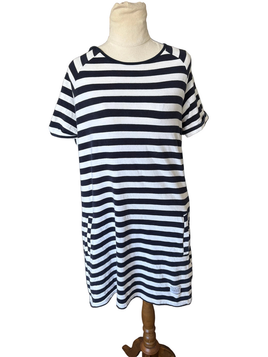 Huffer short sleeve stripe dress | size 8