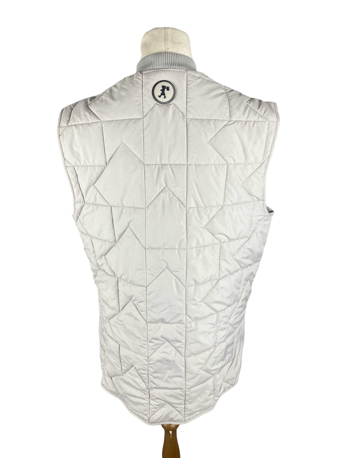 Karen Walker Quilted Monogram Vest | size small (8)