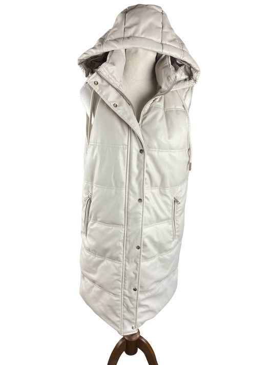 Zara longline puffer vest | size 8