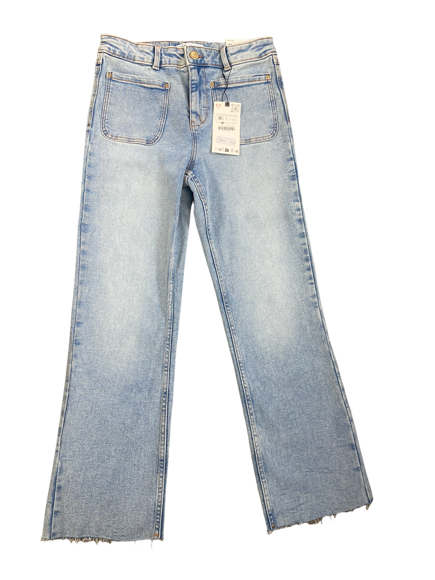 BNWT- Zara Mini Flare high rise jeans | size 8