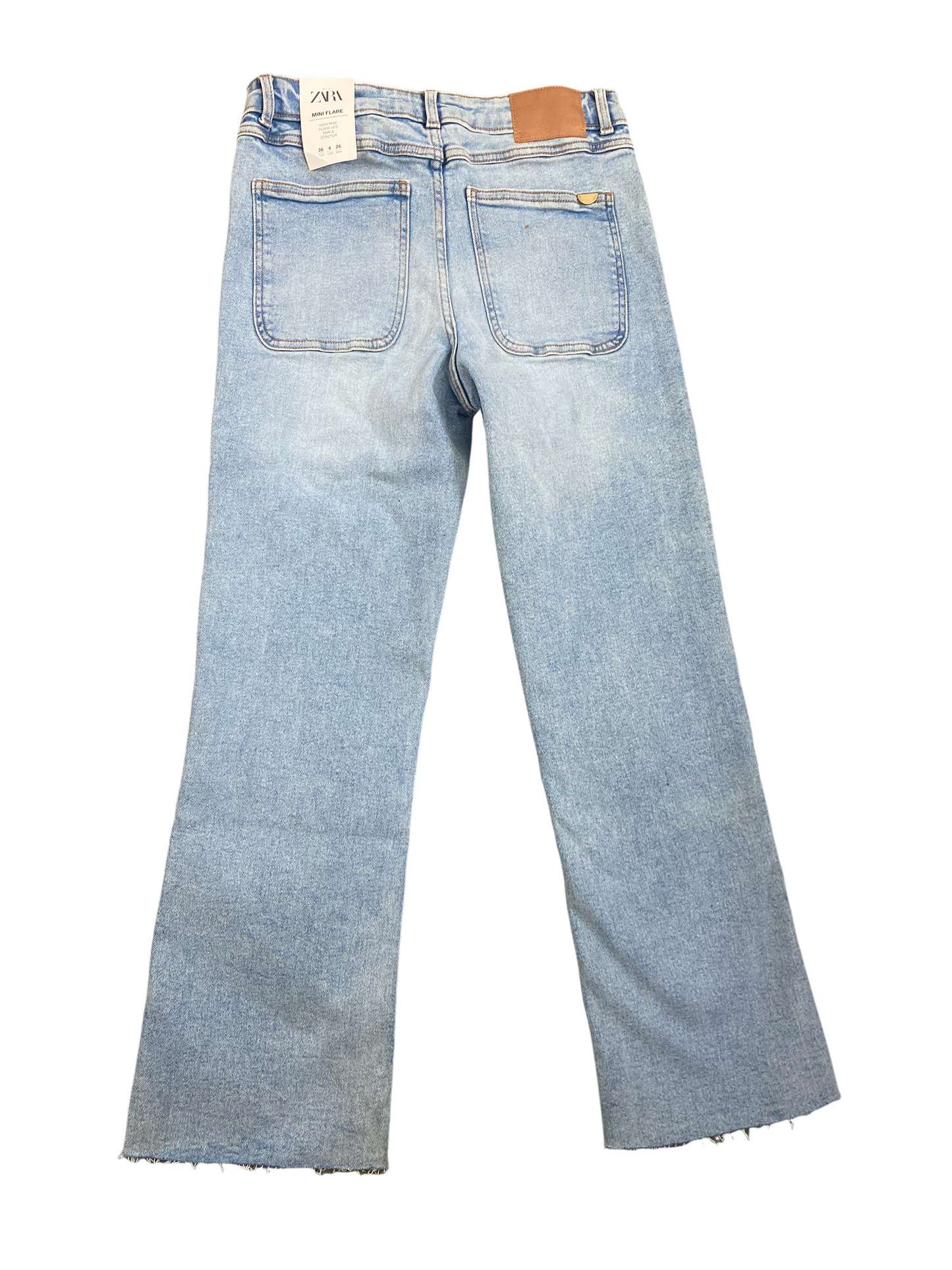 BNWT- Zara Mini Flare high rise jeans | size 8