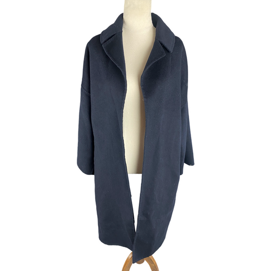 Zara soft wool-blend coat | size 8-10