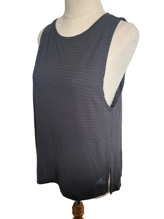 adidas grey tank | size 8